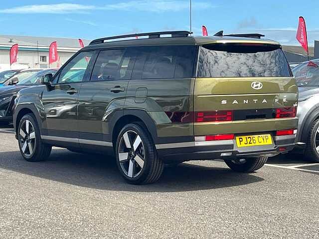 Hyundai SANTA FE 1.6 h T-GDi Premium Auto Euro 6 (s/s) 5dr (7Seat) Olive Green