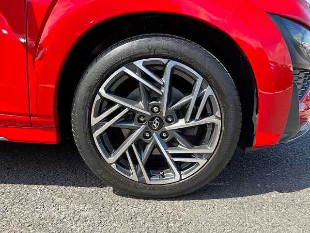 Hyundai KONA 1.0 T-GDi MHEV N Line SUV 5dr Petrol Hybrid Manual Euro 6 (s/s) (120 ps) Red