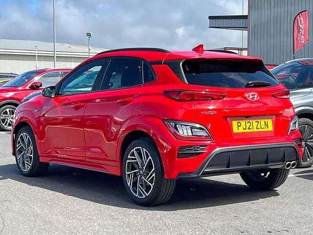 Hyundai KONA 1.0 T-GDi MHEV N Line SUV 5dr Petrol Hybrid Manual Euro 6 (s/s) (120 ps) Red