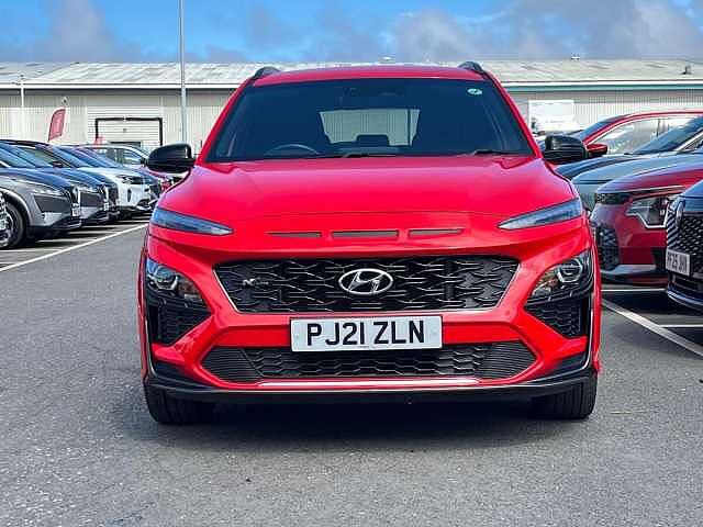 Hyundai KONA 1.0 T-GDi MHEV N Line SUV 5dr Petrol Hybrid Manual Euro 6 (s/s) (120 ps) Red
