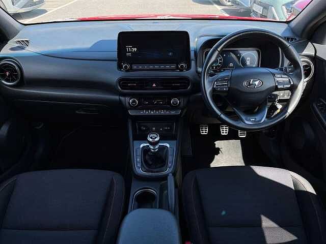 Hyundai KONA 1.0 T-GDi MHEV N Line SUV 5dr Petrol Hybrid Manual Euro 6 (s/s) (120 ps) Red